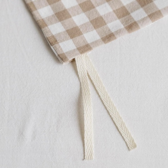 Plaid Tan Queen Bedding Set - Picture 5 of 5